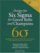 Design for Six Sigma for Green Belts and Champions: Applications for Service Operations--Foundations, Tools, DMADV, Cases, and Certification, Howard S. Gitlow, David M. Levine, Edward A. Popovich 