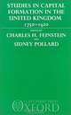 Studies in Capital Formation in the United Kingdom, 1750-1920, Charles H. Feinstein, Sidney Pollard 