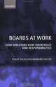 Boards at Work: How Directors View Their Roles and Responsibilities, Philip Stiles, Bernard Taylor 