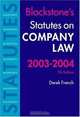 Statutes on Company Law 2003-2004 (Blackstone