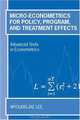 Micro-Econometrics for Policy, Program, and Treatment Effects (Advanced Texts in Econometrics), Myoung-jae Lee 