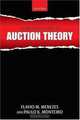 An Introduction to Auction Theory, Flavio M. Menezes, Paulo K. Monteiro 