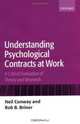 Understanding Psychological Contracts at Work: A Critical Evaluation of Theory and Research, Neil Conway, Rob B. Briner 