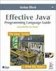 Effective Java: Programming Language Guide, Joshua Bloch 
