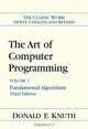 Art of Computer Programming, Volume 1: Fundamental Algorithms, Donald E. Knuth 