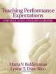 Teaching Performance Expectations for Educating English Learners, Maria V. Balderrama, Lynne T. Diaz-Rico 