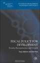 Fiscal Policy for Development: Poverty, Reconstruction and Growth (Studies in Development Econ & Policy), 