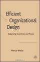 Efficient Organizational Design: Balancing Incentives and Power, Marco Weiss 