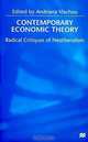 Contemporary Economic Theory: Radical Critiques of Neoliberalism, Andriana Vlachou, Georgios K. Christou 