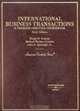 International Business Transactions: A Problem-Oriented Coursebook (American Casebook), Ralph H. Folsom 
