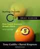 Starting out with C++ Brief (5th Edition), Tony Gaddis, Barret Krupnow 