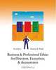 Business & Professional Ethics for Directors, Executives, & Accountants, Leonard J. Brooks 