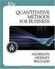 Quantitative Methods for Business (with Crystal Ball Pro 2000 v7.1, CD-ROM, and InfoTrac), David R. Anderson, Dennis J. Sweeney, Thomas A. Williams 