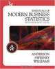 Essentials of Modern Business Statistics (with CD-ROM), David R. Anderson, Dennis J. Sweeney, Thomas A. Williams 