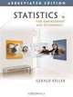 Statistics for Management and Economics, Abbreviated Edition (with CD-ROM), Gerald Keller 