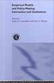 Empirical Models and Policy Making: Interaction and Institutions, Frank A. G. Den Butter, Mary S. Morgan 