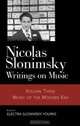 Nicholas Slonimsky Writings on Music: Music of the Modern Era, 