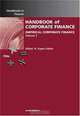 Handbook of Empirical Corporate Finance, Volume 2: Empirical Corporate Finance (Handbooks in Finance) (Handbooks in Finance), 