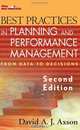 Best Practices in Planning and Performance Management: From Data to Decisions, David A. J. Axson 