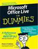 Microsoft Office Live for Dummies, Karen S. Fredricks 
