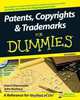 Patents, Copyrights & Trademarks For Dummies, Henri J. A. Charmasson, John Buchaca 