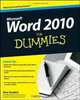 Word 2010 For Dummies (For Dummies (Computer/Tech)), Dan Gookin 