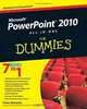 PowerPoint 2010 All-in-One For Dummies, Peter Weverka 