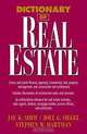 Dictionary of Real Estate, Jae K. Shim, Joel G. Siegel, Stephen W. Hartman 