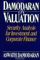 Damodaran on Valuation : Security Analysis for Investment and Corporate Finance (Frontiers in Finance Series), Aswath Damodaran 