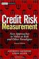 Credit Risk Measurement: New Approaches to Value at Risk and Other Paradigms, 2nd Edition, Anthony Saunders, Linda Allen 