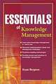 Essentials of Knowledge Management, Bryan Bergeron 
