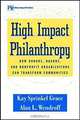 High Impact Philanthropy : How Donors, Boards, and Nonprofit Organizations Can Transform Communities (Wiley Nonprofit Law, Finance, and Management Series), Alan L. Wendroff, Alan L. Wendroff, Kay Sprinkel Grace 