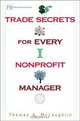 Trade Secrets for Nonprofit Managers (Wiley Nonprofit Law, Finance and Management Series), Thomas A. McLaughlin 