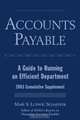 Accounts Payable : A Guide to Running and Efficient Department, 2003 Cumulative Supplement, Mary S. Schaeffer 