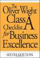 The Oliver Wight Class A Checklist for Business Excellence, 
