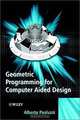 Geometric Programming for Computer Aided Design, Alberto Paoluzzi 
