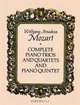 Complete Piano Trios and Quartets and Piano Quintet, Wolfgang Amadeus Mozart 