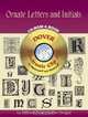 Ornate Letters and Initials CD-ROM and Book (Dover Pictorial Archives), Dover 