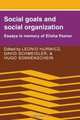 Social Goals and Social Organization : Essays in Memory of Elisha Pazner, 