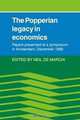 The Popperian Legacy in Economics: Papers Presented at a Symposium in Amsterdam, December 1985, 