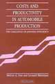 Costs and Productivity in Automobile Production: The Challenge of Japanese Efficiency, Melvyn A. Fuss, Leonard Waverman 