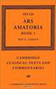 Ovid: Ars Amatoria Book 3 (Cambridge Classical Texts and Commentaries), Ovid 