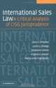 International Sales Law : A Critical Analysis of CISG Jurisprudence, Larry A. DiMatteo 