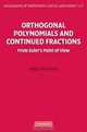 Orthogonal Polynomials and Continued Fractions: From Euler
