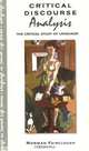 Critical Discourse Analysis: The Critical Study of Language, Norman Fairclough 