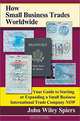 How Small Business Trades Worldwide: Your Guide to Starting or Expanding a Small Business International Trade Company Now, John Wiley Spiers 