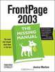 FrontPage 2003 (The Missing Manual), Jessica Mantaro 