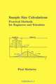 Sample Size Calculations: Practical Methods for Engineers and Scientists, Paul Mathews 