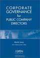Corporate Governance for Public Company Directors, Martin Lowy 