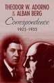 Correspondence, 1925-1935, Theodor W. Adorno 